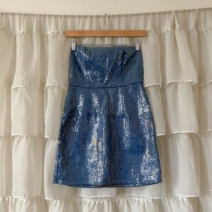 urban renewal babydoll sequin dress